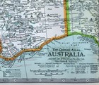 1897 Century Map Australia Sydney Melbourne Adelaide Tasmania Brisbane Newcastle