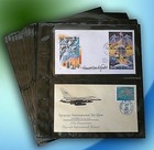 Supersafe First Day Cover Fdc Album  6 - 32 Pages - 128 Capacity - Black Binder