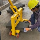 Manual Stone Brick Cutter With Wheels Paving Tool Block Splitter Cutting Machine