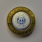 Ri Foxwoods Resort Casino Ltd Ed Ten Dollar Gaming Token   999 Silver Strike Wow