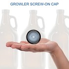 Growler Cap W polyseal Phenolic Cone Insert  For 1-gallon   1 2-gal Glass Jugs