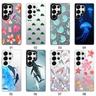 Hybrid Phone Case Cover For Samsung Galaxy S25 Plus S24 S23 S22 S26  Ocean Life