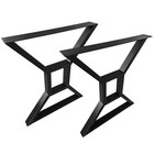 28  Diy Heavy Duty Metal Table Legs Set Of 2 Black For Office   Dining Desk
