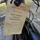 Nos Vtg Vietnam War Us Military Jungle Boots Spike Protective New With Tag