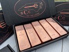 4-pack Kilo Box -  999 Fine Copper Bars   Hi Polish Face