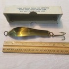 Large Vintage antique Lake Trout Lure Never Used  Perfection Double Action Spoon
