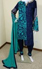 Pakistani Indian Party Wear Embroidery S  L