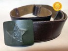 Uniform Belt Buckle Brown Original Dated Soviet Russian Army  41 3  105 Cm  Used