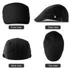 Summer Driving Ivy Cap - Men   s Solid Cotton Gatsby Hat  Cabbie   Newsboy Usa