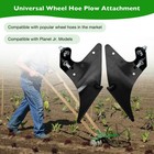 Heavy Duty Hoss Wheel Hoe Plow Set W  Attachments For Planet Jr    Other Model