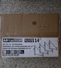 Metaltech Jobsite Series 14  Outriggers Model 1-ciso4ncas Set Of 4 Yellow New