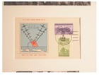 A Collectible First Day Cover Mounted Postcard Display Celebrating Vj Day  Ww2