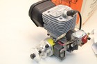 Zenoah G62 Gasoline Engine New In Box  3 8 Cu In  Unused W  Vibration Blockers