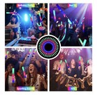 105pcs Led Foam Glow Sticks Light Up Party 3 Modes Flashing Bulk Pack