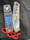 Vintage Retro Lonestar See Through-clear Telephone Model 911 Push Button Red Cor