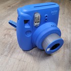 Fujifilm Instax Mini 9 Instant Camera     Blue     With Case  - Tested   Working