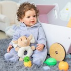 22 Inch Lifelike Reborn Baby Dolls Realistic Soft Vinyl Silicone Newborn Doll