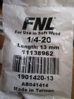  8  1 4 -20 X 13mm Die Cast Zinc Hex Drive Flanged Insert For Wood