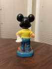 Vintage Mickey Mouse Figure Hard Plastic Hong Kong 1960 Walt Disney Productions