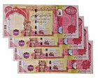 4 X 25 000 Iraqi Dinar  100 000 Iqd New Currency Uncirculated Crisp Banknotes