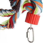 Bird Perch  Large Parrot Toys 63 Inch Climbing Rope Bungee Bird Toys
