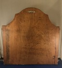 Vintage Wood Spool Thread Rack 2 Tier Shelf Holds 14 Spools