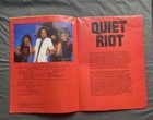 Quiet Riot Metal Health Foldout Poster Program Vintage