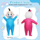2 Pack 91  Inflatable Baby Costume Blow Up Outfit Gender Reveal Party