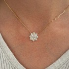 1 0 Ct Round Brilliant Cut Gra Moissanite Soliter  Pendant 14k Gold Plated