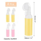 4pcs Facial Cleanser Foaming Bottle  Pink yellow
