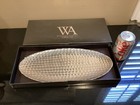 Vintage Wendell August Forge Hammered  Aluminum  Tray Oval  With Box
