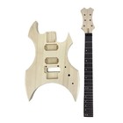 Diy Electric Guitar Kit 24 Fret Guitar Neck 25 5 Inch Mahogany Body Build Guitar