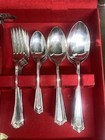 Set Of 33 Pieces Rogers Salem Pattern A1 Silverplate Vintage 1920 Service For 6