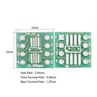 Uxcell Ssop 8pin 0 65   Sop 1 27 To Dip Adapter Pcb 25pcs Ssop8p sop8p
