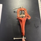 Vintage Rigid Tools No 37 Portable Bench Mount Yoke Vise