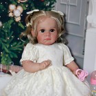 Handmade Soft Reborn Dolls Realistic Silicone Vinyl Newborn Baby Girl Doll Xmas