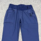 Cherokee Medical Scrub Pants Women s Size Xs Petite  actual W27xl28 5  Navy Blue