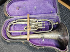 King Hn White  1909  281 Upright Eb Alto Horn  Case  Usqmc  Pre-wwi  Free Ship