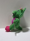 2017 Fisher Price Mattel Baby Bop Plush Dinosaur Green 8  Stuffed Animal Barney