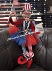 Cynthia Rowley Patriotic American Elf Fairy Doll 24    Shelf Sitter 4th Of July