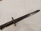 Bayonet With 1900 And Us Stamp Wood Handle In Original Condition 