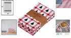 Christmas Kitchen Towels Christmas Tree Print  Quality 100  Cotton Dish Towel   
