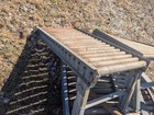 1 Pc Roller Conveyor 25 Wide 57 Long Heavy Duty  5 8  Hex Rollers
