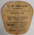 C1915 Hand Fan  c  R  Miller  Pharmacist  Constantine  Mi