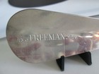 Vtg Silver Metal Advertising promo Metal Shoe Horn  It s A Freeman Shoe