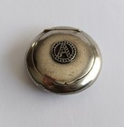 Antique Art Deco Sterling Silver Compact Case With Monogram A Vintage Mini Box