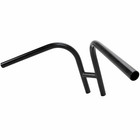 Lowbrow Customs Rabbit Ears Handlebars 1 Inch Black Usa Made Chopper Sportster