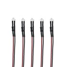 Tiny 1 8mm Smallest Led Light Bulb Clear Pcb Attached Pre-wired 5v-12v Dc Round