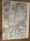 Robinson Detailed Color Ocean Islands Hec Map - 1930s - 40  X 30  - Good Cond 