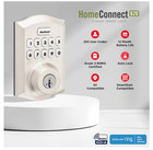 Kwikset Home Connect 620 Z-wave Smart Lock - Satin Nickel 98935-004   new  